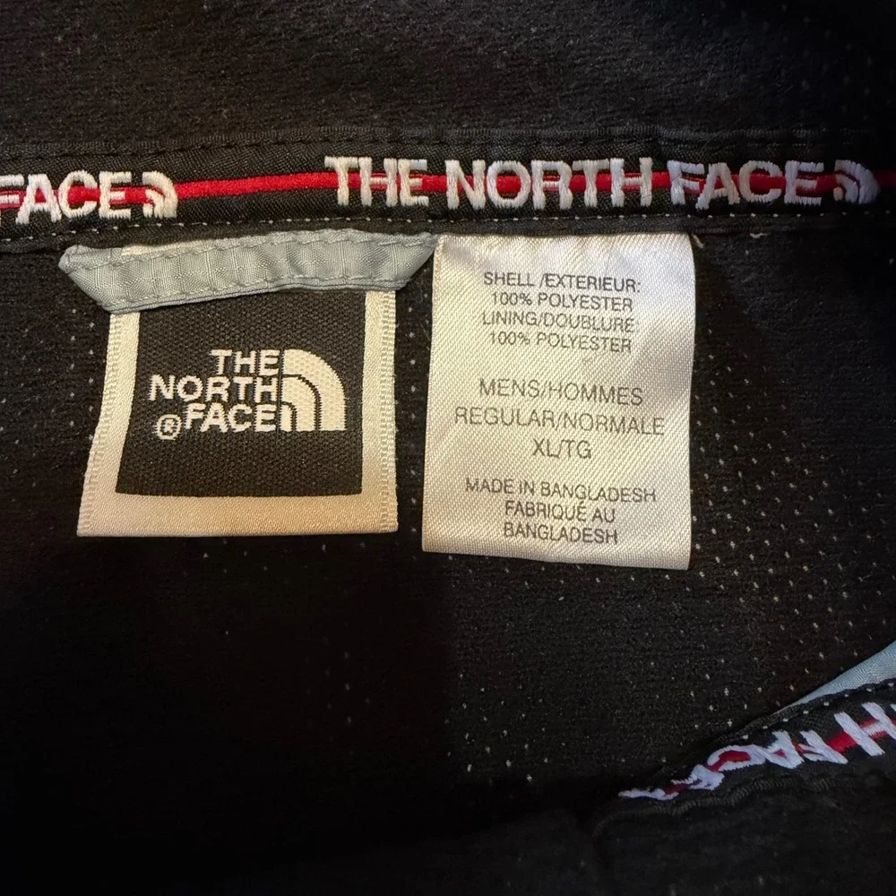 The North Face Windbreaker Jacket Mens XL Blue Full Zip Colorblock Activewear